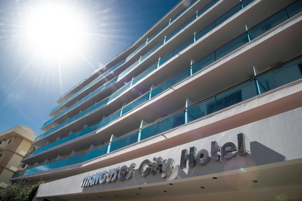 Manousos City Hotel Rhodes City Exterior foto