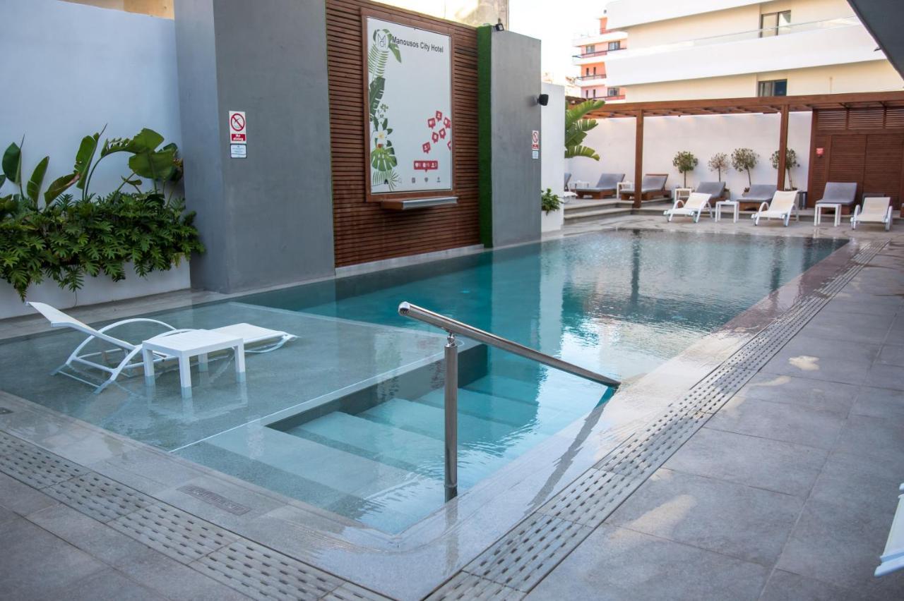 Manousos City Hotel Rhodes City Exterior foto